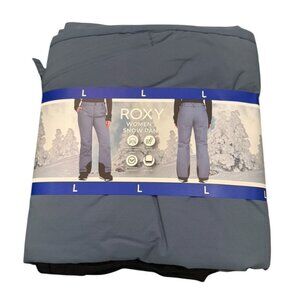 Roxy Women's Large Blue Snowboarding Ski Snow Pants Size L 12-14 Brand New *T10